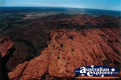 Kings Canyon Landscape from Above . . . CLICK TO VIEW ALL KINGS CANYON POSTCARDS