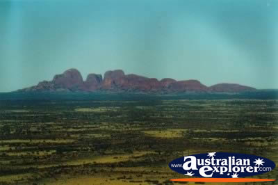 Olgas View from a Distance . . . CLICK TO VIEW ALL OLGAS POSTCARDS