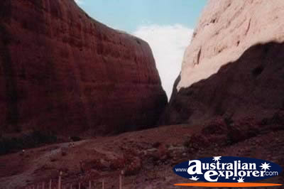 Olgas Rock Walls . . . CLICK TO VIEW ALL OLGAS POSTCARDS