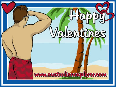 Valentines Boy (Blue) . . . CLICK TO VIEW ALL VALENTINES POSTCARDS
