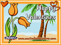 Valentines Flowers (Orange) . . . CLICK TO ENLARGE