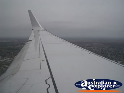 Airplane Wing . . . CLICK TO VIEW ALL FLYING POSTCARDS