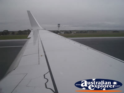 Airplane Landing . . . CLICK TO VIEW ALL FLYING POSTCARDS
