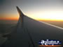 Sunset from Airplane Mid Flight . . . CLICK TO ENLARGE