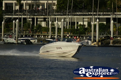 Broadwater Speed Boat . . . CLICK TO VIEW ALL BOATING POSTCARDS