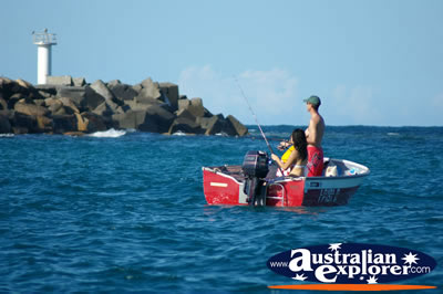 Fishing at the Spit . . . CLICK TO VIEW ALL FISHING POSTCARDS