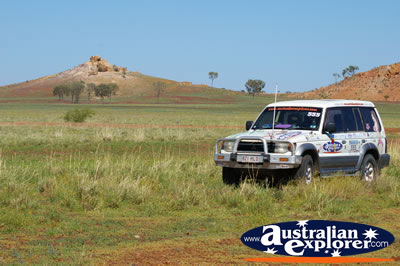Off The Track . . . CLICK TO VIEW ALL FOUR WHEEL DRIVING POSTCARDS