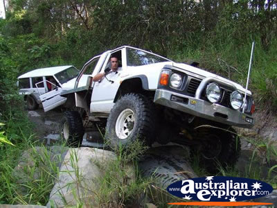 4x4 Rock Climbing . . . CLICK TO VIEW ALL FOUR WHEEL DRIVING POSTCARDS