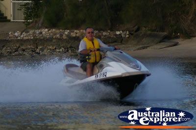 Powerful Jetski . . . CLICK TO VIEW ALL JETSKIING POSTCARDS