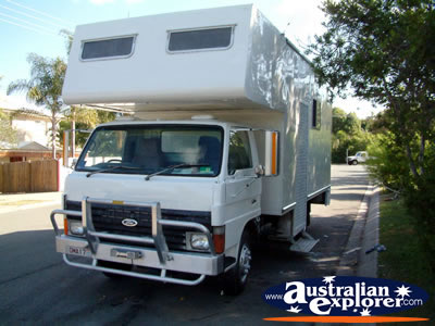 Motorhome . . . CLICK TO VIEW ALL CARAVANNING POSTCARDS