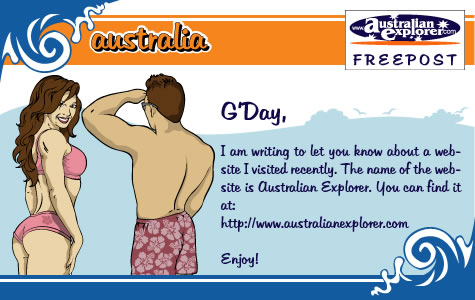 Recommend Australian Explorer . . . CLICK TO VIEW ALL RECOMMEND POSTCARDS