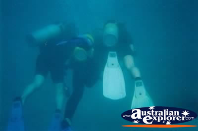 Green Island Scuba Diving . . . CLICK TO VIEW ALL SCUBA DIVING POSTCARDS