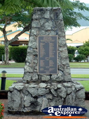 Port Douglas Roll of Honour Memorial . . . CLICK TO VIEW ALL PORT DOUGLAS POSTCARDS