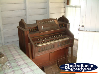 Capella Pioneer Village Piano . . . CLICK TO VIEW ALL CAPELLA POSTCARDS