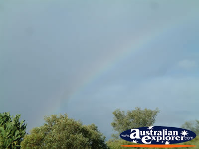 Rainbow View of Road Between Augathella & Tambo . . . VIEW ALL AUGATHELLA PHOTOGRAPHS