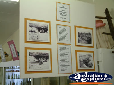 Wall Display at Nebo Historical Museum . . . CLICK TO VIEW ALL NEBO POSTCARDS