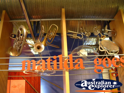 Musical Instrument Display at Winton Waltzing Matilda Centre . . . VIEW ALL WINTON PHOTOGRAPHS