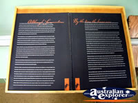 Informative Book at Winton Waltzing Matilda Centre . . . CLICK TO ENLARGE