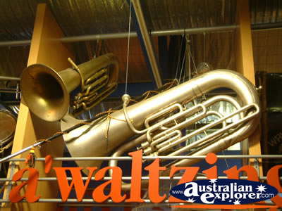 Winton Waltzing Matilda Centre Musical Instrument Display . . . VIEW ALL WINTON PHOTOGRAPHS