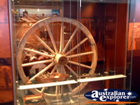 Wheel at Longreach Stockmans Hall of Fame . . . CLICK TO ENLARGE