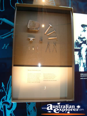 Tool Display at Stockmans Hall of Fame . . . VIEW ALL LONGREACH PHOTOGRAPHS