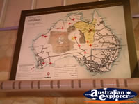 Longreach Stockmans Hall of Fame Australian Map . . . CLICK TO ENLARGE