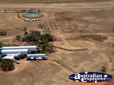 Longreach Stockmans Hall of Fame View from the Air . . . CLICK TO VIEW ALL LONGREACH POSTCARDS