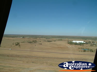 Longreach Landing View from Helicopter . . . VIEW ALL LONGREACH PHOTOGRAPHS