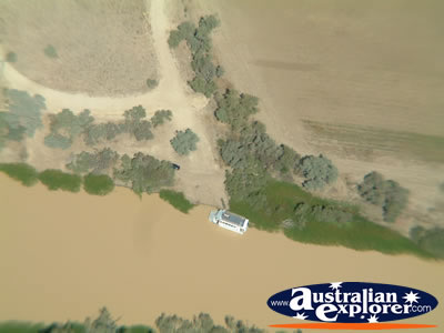 Longreach Birds Eye View from Helicopter . . . CLICK TO VIEW ALL LONGREACH POSTCARDS