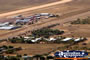 Longreach View of Town and Plane from Helicopter Airport