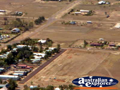 Longreach View of Longreach Town from Helicopter . . . VIEW ALL LONGREACH PHOTOGRAPHS
