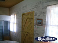 Kynuna Blue Heeler Hotel Wall with Writing . . . CLICK TO ENLARGE