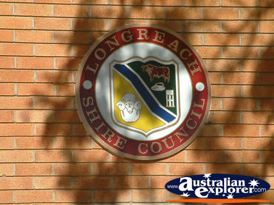 Longreach Shire Council Crest . . . CLICK TO VIEW ALL LONGREACH POSTCARDS