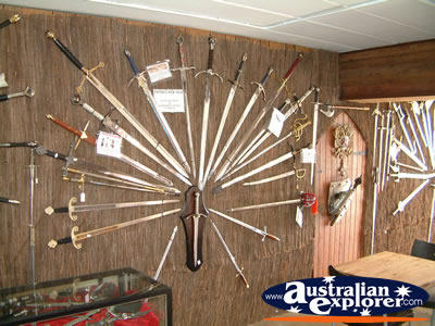 Wall of Swords in Bli Bli Castle . . . VIEW ALL BLI BLI (CASTLE) PHOTOGRAPHS