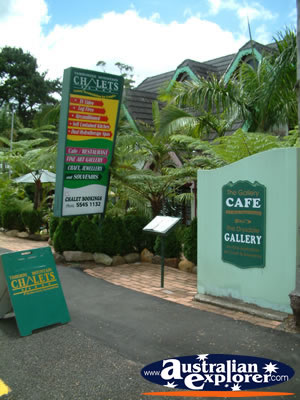 Tamborine Chalets Entrance . . . VIEW ALL TAMBORINE MOUNTAIN PHOTOGRAPHS