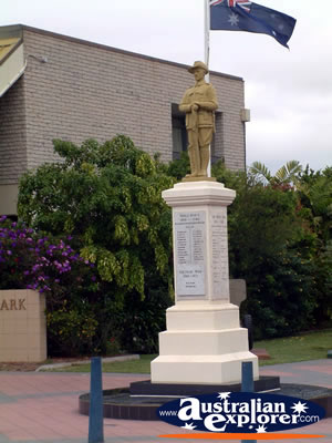 War Memorial in Mareeba . . . CLICK TO VIEW ALL MAREEBA POSTCARDS