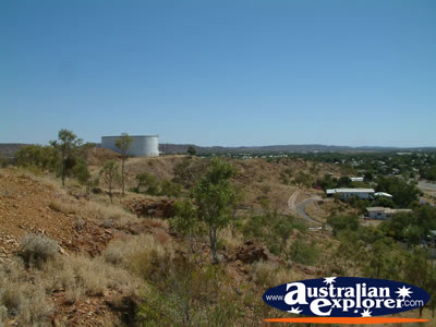 Scenic View at Lookout over Mt Isa . . . CLICK TO VIEW ALL MT ISA POSTCARDS