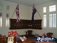 Australian and British Flag at Childers Soldiers Memorial . . . CLICK TO ENLARGE