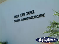 Dalby City Council Sign . . . CLICK TO ENLARGE