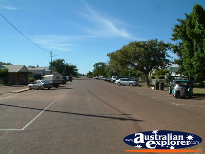 Barcaldine Street from Council . . . CLICK TO VIEW ALL BARCALDINE POSTCARDS