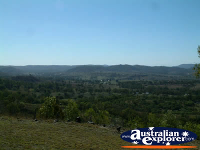 Mt Perry View from Nomanby Range Lookout . . . CLICK TO VIEW ALL MT PERRY POSTCARDS