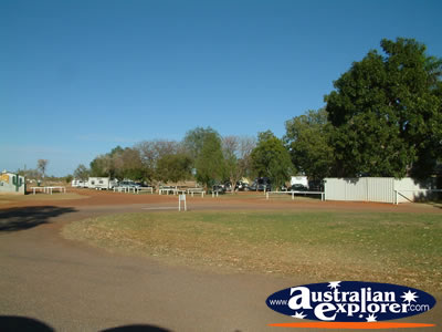 Barkly Homestead Yard . . . CLICK TO VIEW ALL BARKLY POSTCARDS