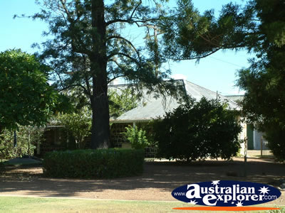 Dalby Jimbour House Grounds from the Street . . . CLICK TO VIEW ALL DALBY POSTCARDS