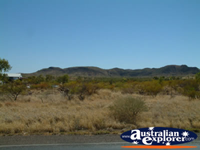 Mt Isa Road Into Town . . . CLICK TO VIEW ALL MT ISA POSTCARDS