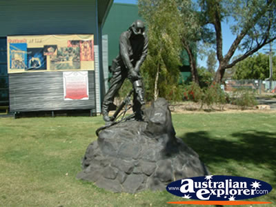 Mt Isa Miner Statue . . . VIEW ALL MT ISA PHOTOGRAPHS