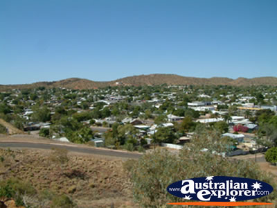 Mt Isa View from Lookout . . . CLICK TO VIEW ALL MT ISA POSTCARDS