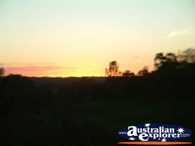 Sunset at Gympie Gate 12 . . . CLICK TO VIEW ALL GYMPIE POSTCARDS