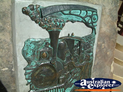Emerald Railway Station Plaque . . . VIEW ALL EMERALD PHOTOGRAPHS