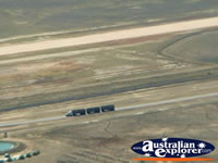 Longreach View from Helicopter Roadtrain . . . CLICK TO ENLARGE