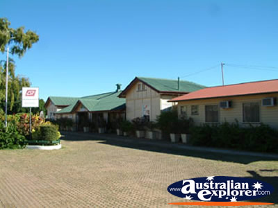 Barcaldine Railway Station . . . CLICK TO VIEW ALL BARCALDINE POSTCARDS